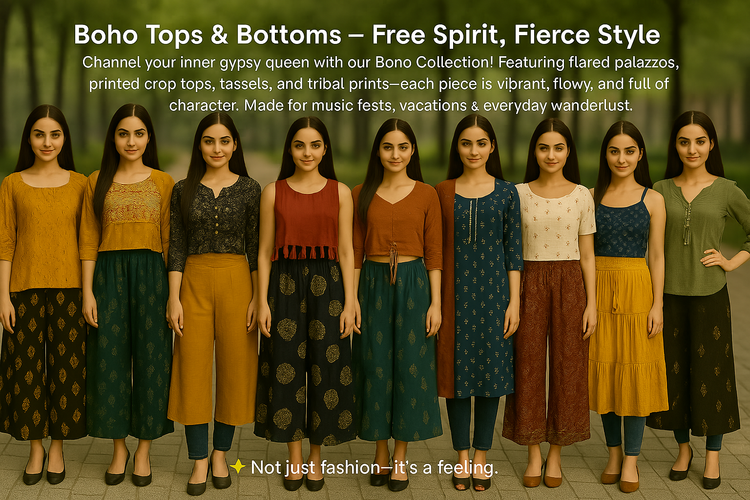 Boho Tops & Bottoms