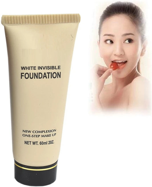 ADS White Invisible Foundation (White, 60 ml)