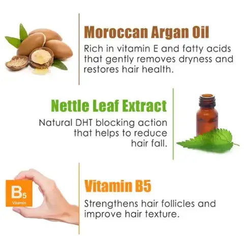 WOW Skin Science Moroccan Argan Oil Shampoo For Dry Hair/Dandruff/Hair Loss/Hair Growth/Frizzy Hair - 300 ml