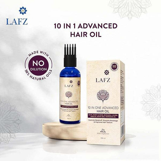 LAFZ 10-In-1 Advanced Hair Oil For Dandruff & Hair Fall with No Dilution - 200 ml