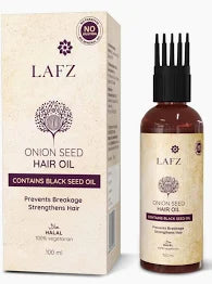 Lafz Onion Seed Oil For Hair, Transform Dull & Weak Hair, Increases Scalp and Hair Health lightweight Oil For Both Men & Women (Onion Hair Oil 200ml)