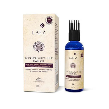 LAFZ 10-In-1 Advanced Hair Oil For Dandruff & Hair Fall with No Dilution - 200 ml