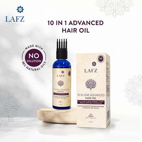 LAFZ 10-In-1 Advanced Hair Oil For Dandruff & Hair Fall with No Dilution - 200 ml