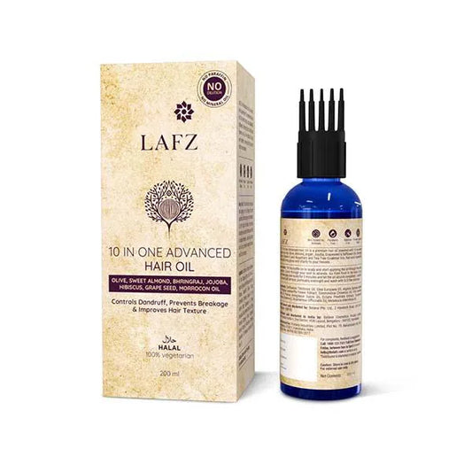 LAFZ 10-In-1 Advanced Hair Oil For Dandruff & Hair Fall with No Dilution - 200 ml