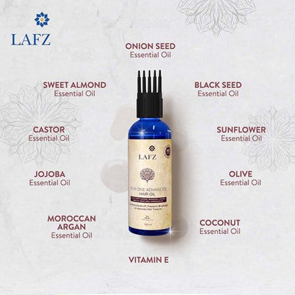 LAFZ 10-In-1 Advanced Hair Oil For Dandruff & Hair Fall with No Dilution - 200 ml
